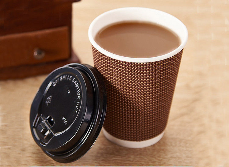 90mm Miệng Ba lớp Tách cà phê dùng một lần 16oz