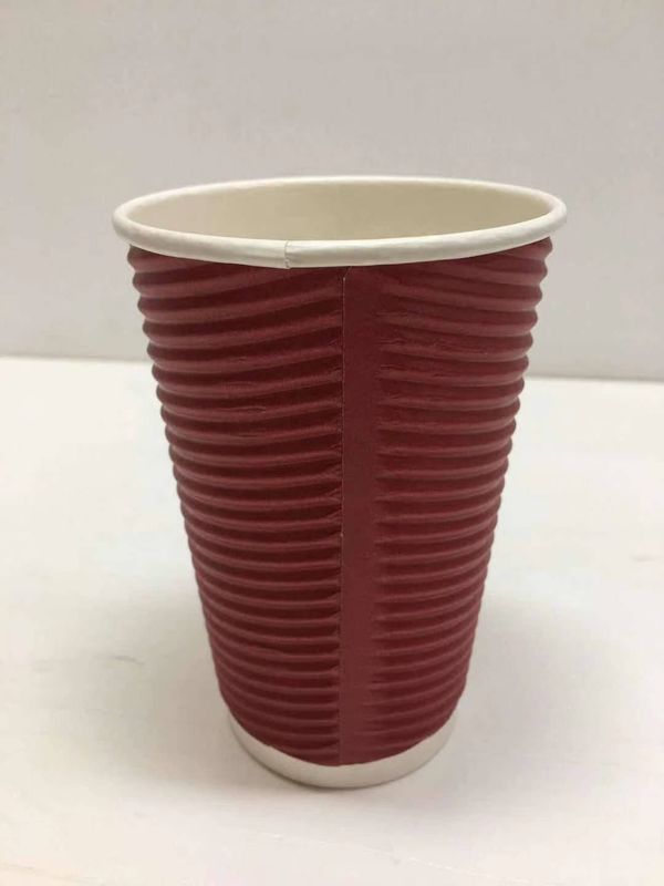 8oz Ripple Ly giấy cà phê dùng một lần có thể phân hủy sinh học