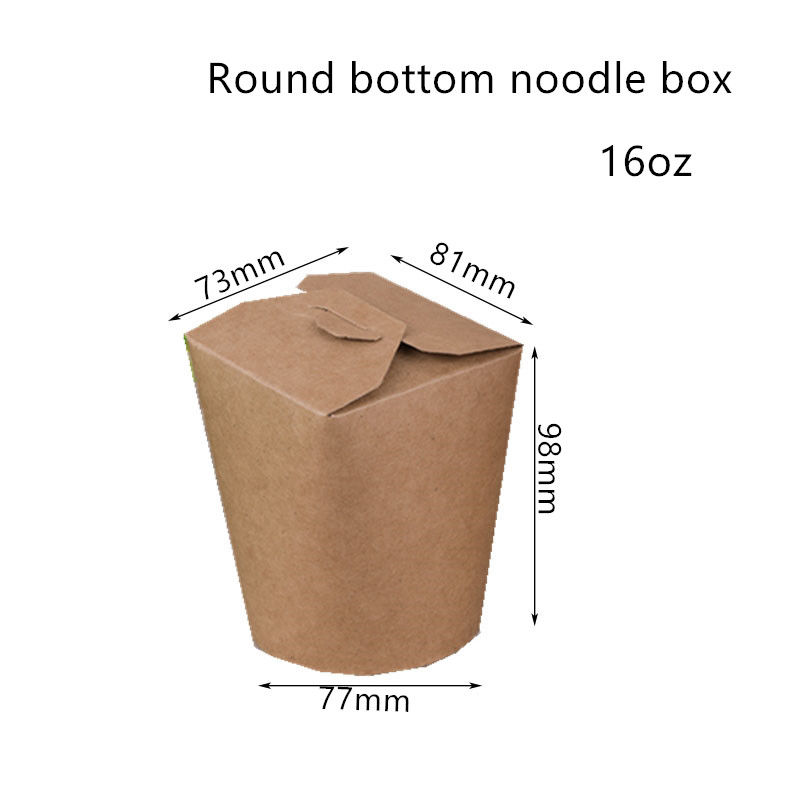 Hộp Mì Dùng Một Lần 16oz 26oz 32oz Có Đáy Tròn