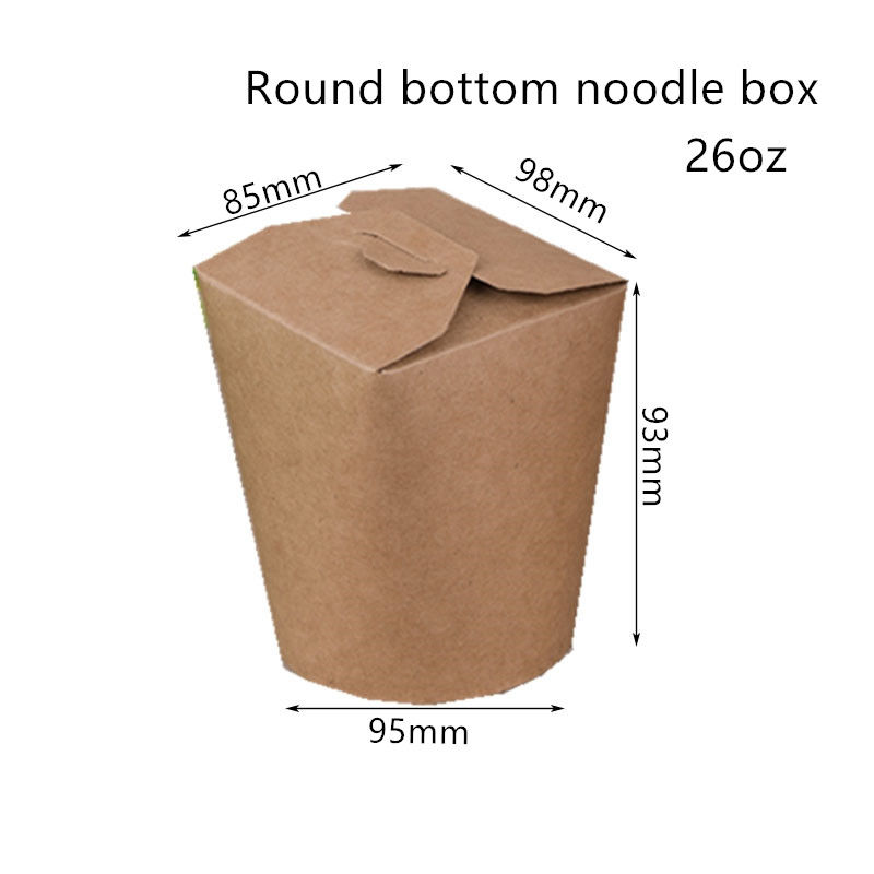 Hộp Mì Dùng Một Lần 16oz 26oz 32oz Có Đáy Tròn
