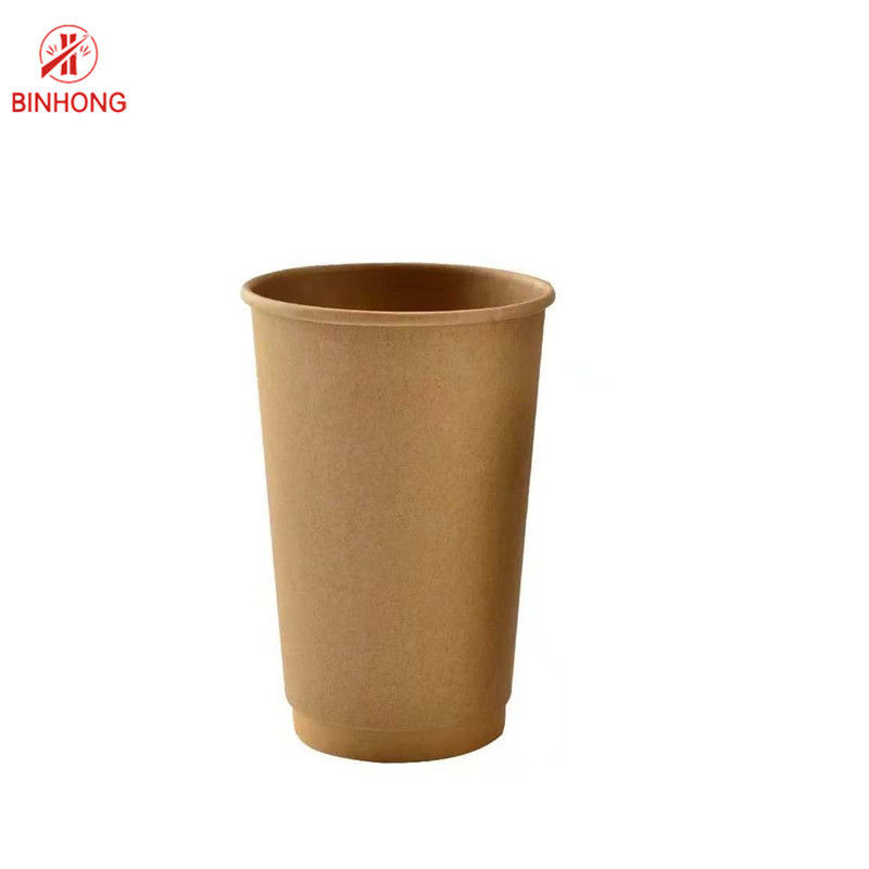 Tách cà phê giấy Kraft tráng PE 300gsm Không chứa BPA