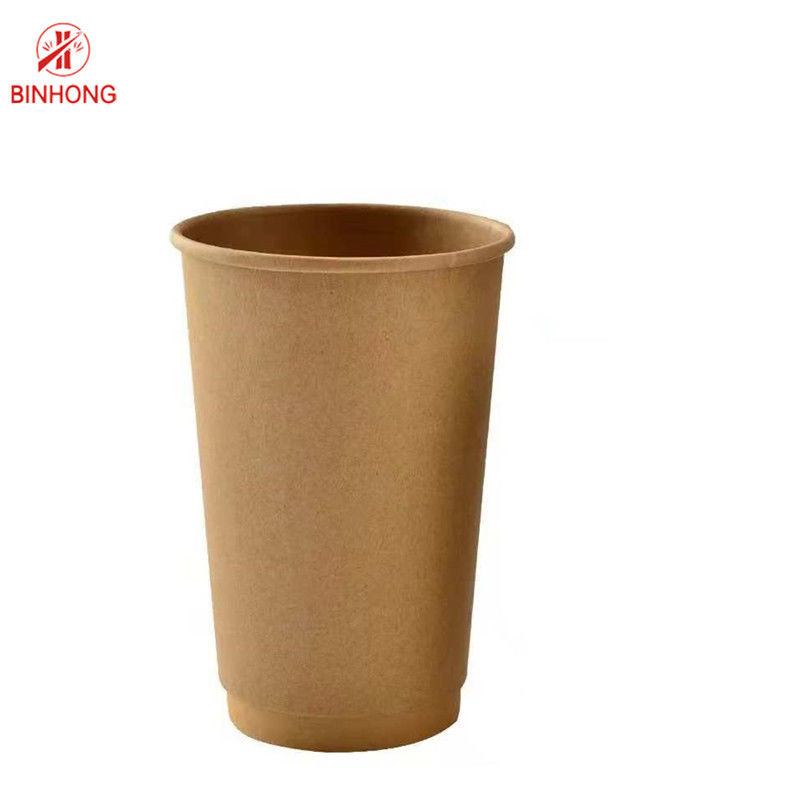 Tách cà phê giấy Kraft tráng PE 300gsm Không chứa BPA