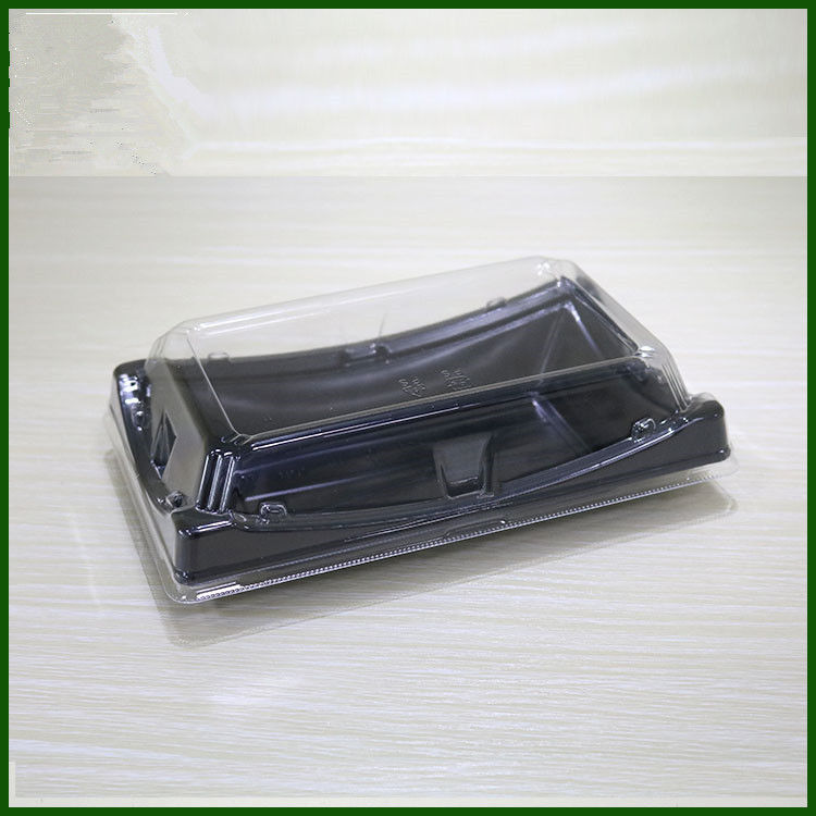 Sushi Tray Nhà hàng dùng một lần PP bánh salad trái cây nhựa bao bì thực phẩm hộp chứa