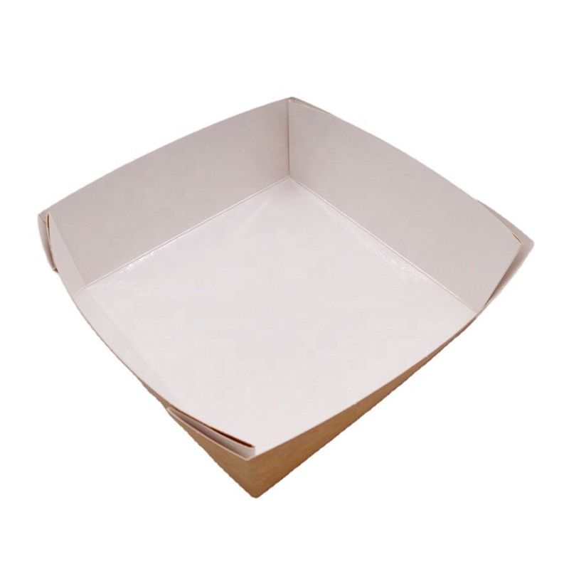 Hộp bao bì thức ăn nhanh Kraft Takeaway có cửa sổ rõ ràng