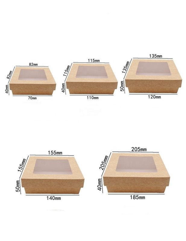 Thực phẩm dùng một lần tùy chỉnh Cấp bìa cứng Hộp giấy sóng Hamburger Bao bì