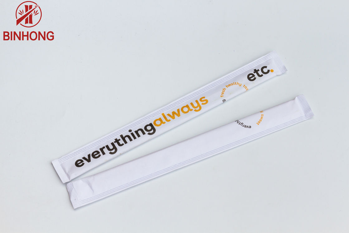 Eco Frindly Đũa tre tự nhiên Sushi Stick với gói giấy