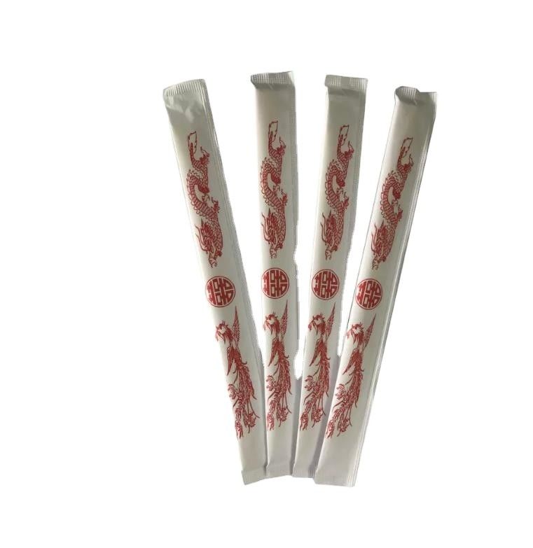 Eco Frindly Đũa tre tự nhiên Sushi Stick với gói giấy