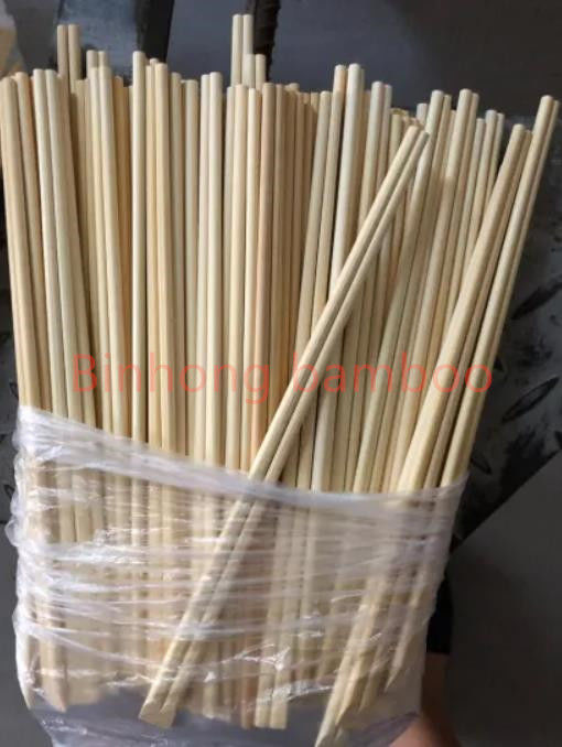 21 23 Đũa gỗ dùng một lần bằng tre 24cm
