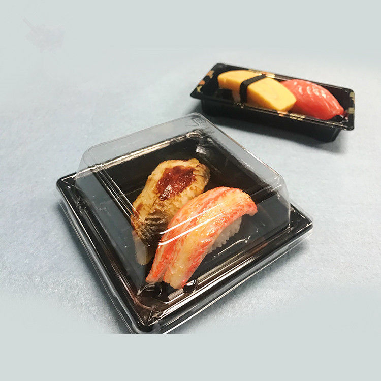 Đĩa Sandwich nhựa PS vuông dùng một lần có thể xếp chồng lên nhau