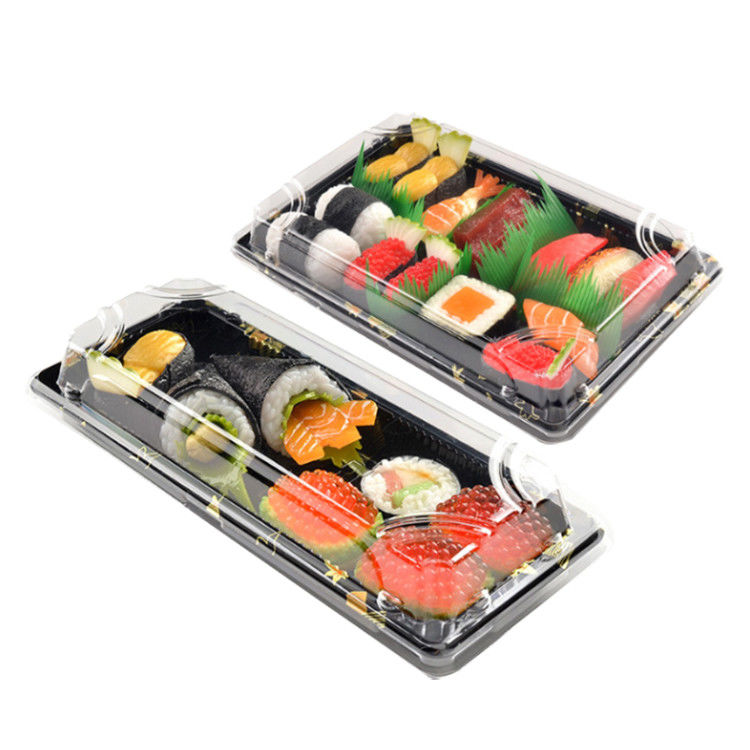Khối đóng gói sushi Thả ra thực phẩm Thẻ dùng một lần mang theo Thang lưu trữ