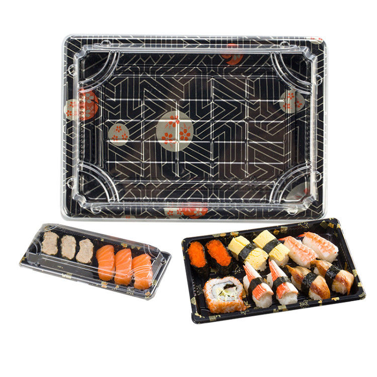 Khối đóng gói sushi Thả ra thực phẩm Thẻ dùng một lần mang theo Thang lưu trữ