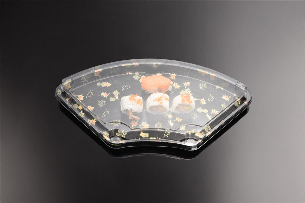 Hộp thực phẩm dùng một lần PS Sushi Burrito có nắp rõ ràng
