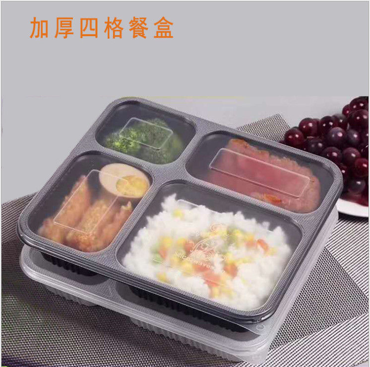 Hộp đựng hộp Bento nhựa dày dùng một lần