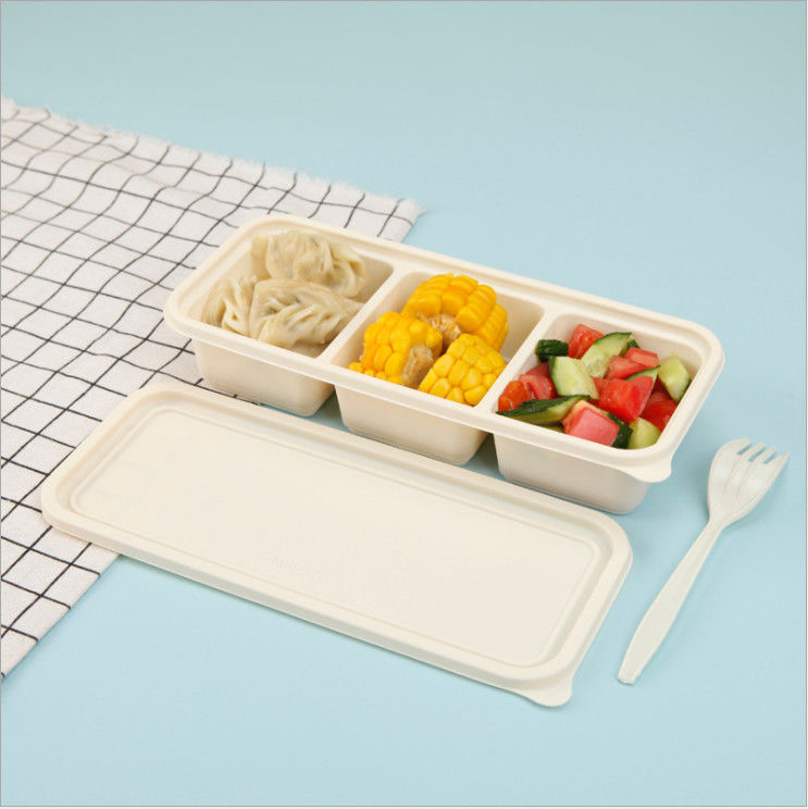 Hộp Bento dùng một lần có thể phân hủy bột ngô