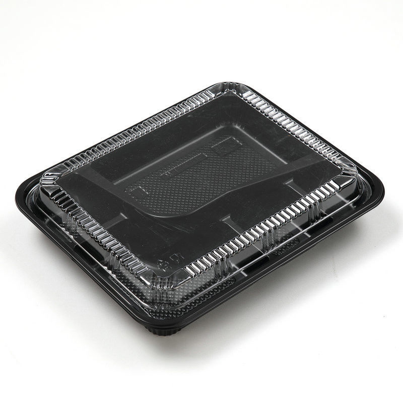 Thực phẩm cấp PP Hộp đựng Takeaway dùng một lần Hình chữ nhật trong suốt