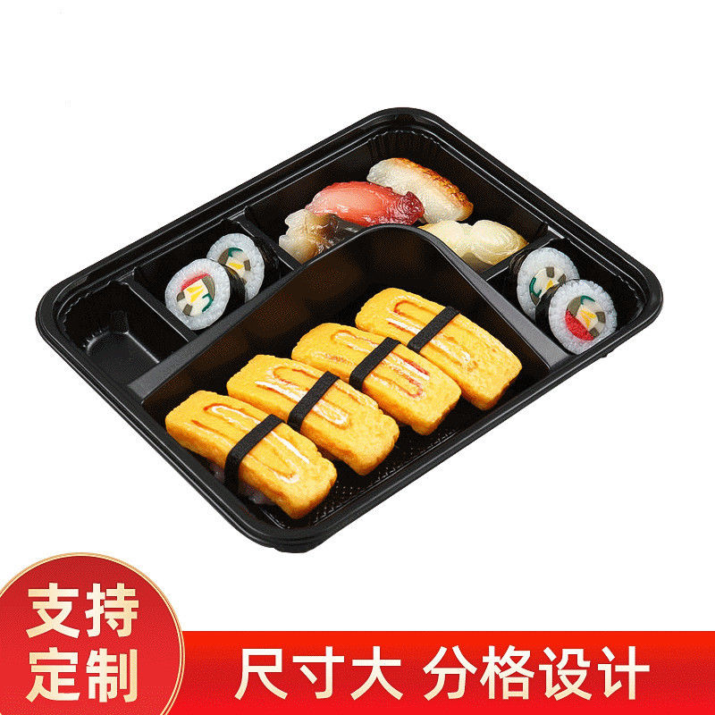 Thực phẩm cấp PP Hộp đựng Takeaway dùng một lần Hình chữ nhật trong suốt