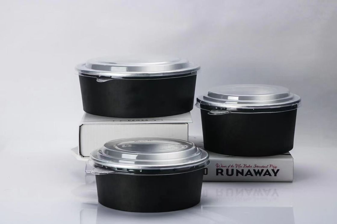 Hộp đựng giấy bạc dạng tròn Smoothwall Takeaway Fastfood 1300ml có nắp