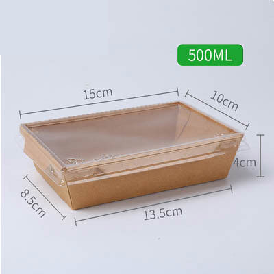 Sợi rơm lúa mì 500ml 900ml 1600ml Hộp cơm dùng một lần cho bao bì thực phẩm