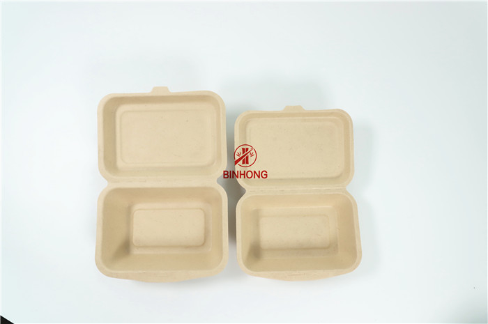 Chất thải từ mía đường Hộp đựng thức ăn nhanh có thể phân hủy sinh học Có thể phân hủy