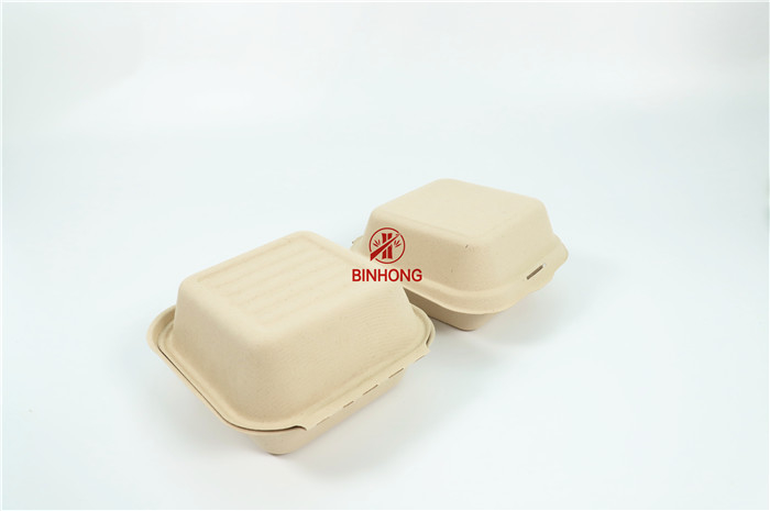 Vỏ sò có thể phân hủy sinh học Hộp mang đi Bao bì thức ăn nhanh bền vững