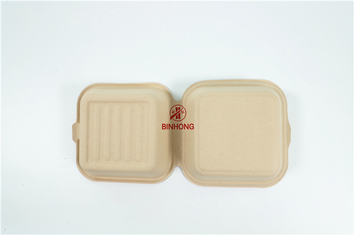 Vỏ sò có thể phân hủy sinh học Hộp mang đi Bao bì thức ăn nhanh bền vững