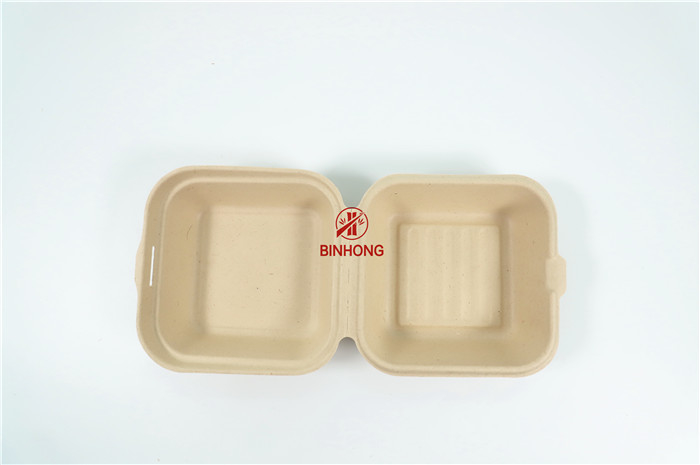 Vỏ sò có thể phân hủy sinh học Hộp mang đi Bao bì thức ăn nhanh bền vững