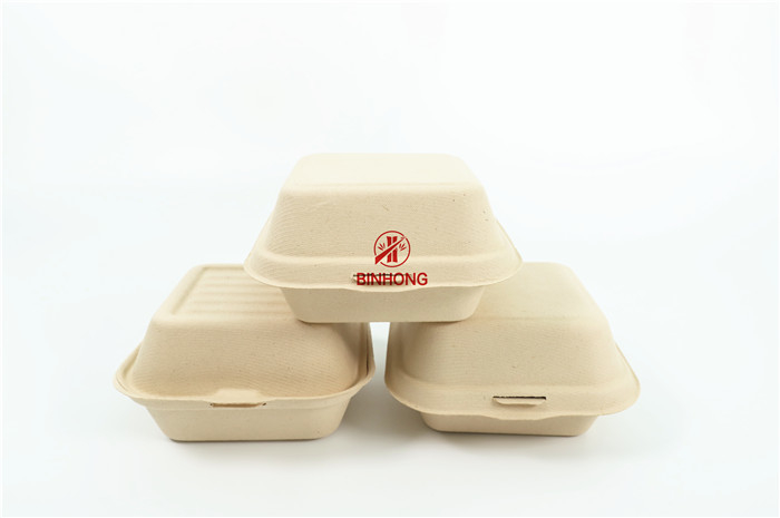 Vỏ sò có thể phân hủy sinh học Hộp mang đi Bao bì thức ăn nhanh bền vững