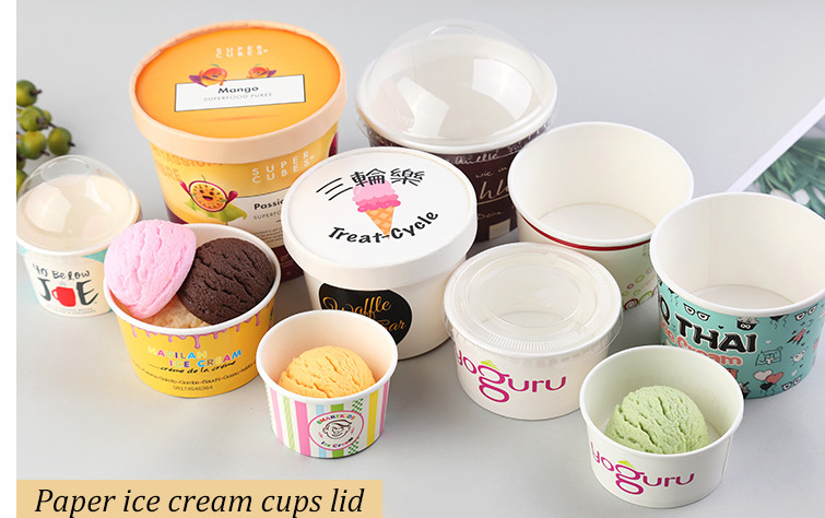 Kem ly giấy dùng một lần Lớp phủ PLA Bao bì sữa chua có thể phân hủy sinh học