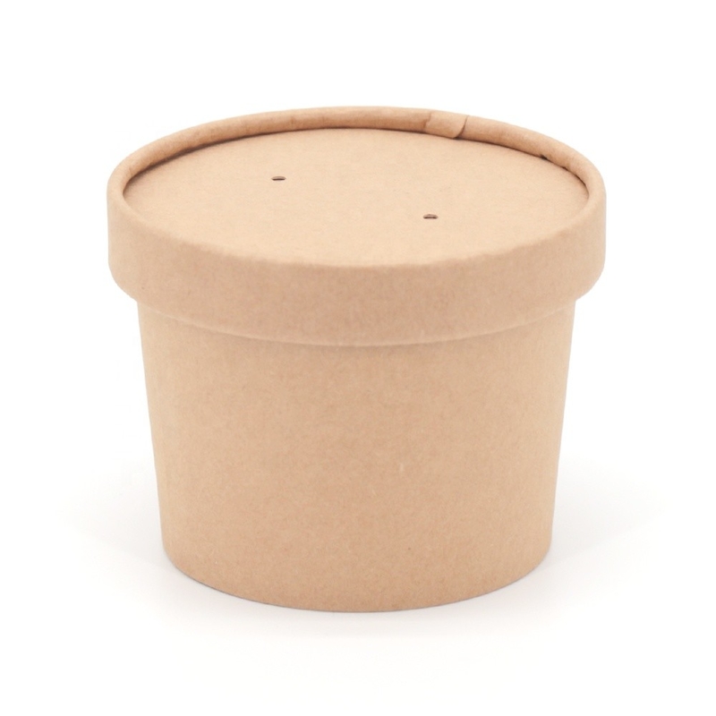 Kraft Paper Ice Cream Bowl / Cup / Tubs Single Wall
