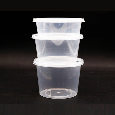 Hộp bảo quản thực phẩm Deli dùng một lần Chống rò rỉ 8oz 12oz 16oz 32oz 64oz có nắp đậy