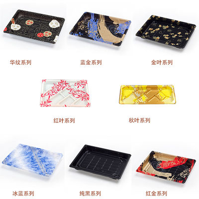 Khối đóng gói sushi Thả ra thực phẩm Thẻ dùng một lần mang theo Thang lưu trữ